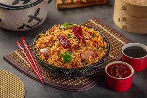 Veg Burnt Chilly Fried Rice [500ml]