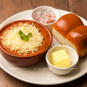 Cheese Pav Bhaji