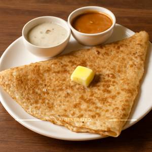 Rava Plain Butter Dosa