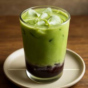 Iced Blueberry Matcha