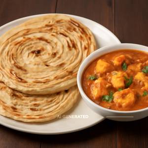 Paneer Kosha Laccha Paratha