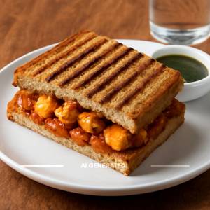 Makhani Cheese Paneer Grilled Sandwich 7 inches