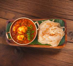 2 Parotta+ Egg Curry