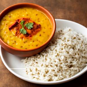 Dal Fry + Jeera Rice