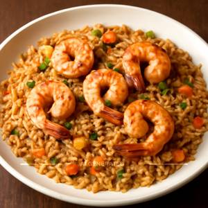 Fried Rice Prawns