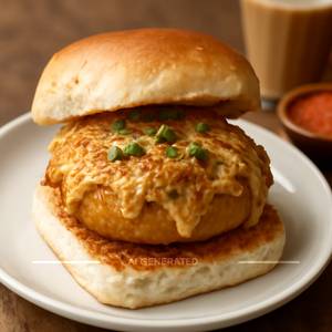 Cheese Chilli Crust Vada Pav