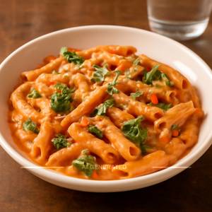Spaghetti Pasta Pink Sauce