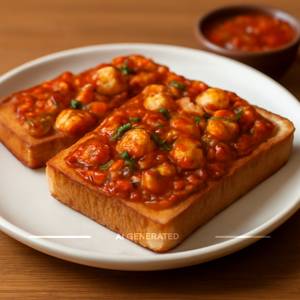 Schezwan Paneer Toast 