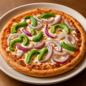 Veg Double Onion & Capsicum Pizza