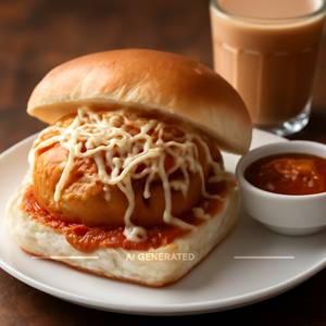 Maharja Schezwan Cheese Vada Pav
