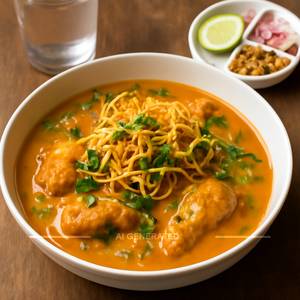 Burmese Khaosuey Chicken