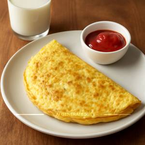 Classic egg omelette