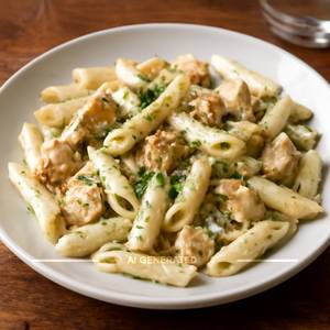 White Sauce Non Veg Pasta