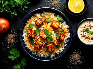 Paneer Tikka Biryani