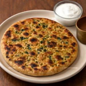 Single Aloo Methi Paratha (1 Pc)