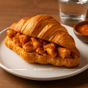 Peri peri paneer croissant