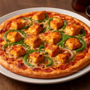 Paneer tikka special pizza
