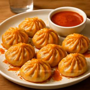 Veg Peri Peri Steam Momos