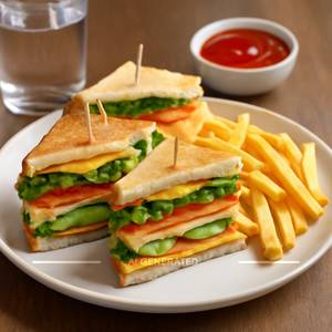 Veg Club Sandwich