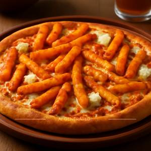 Peri Peri Fries Pizza