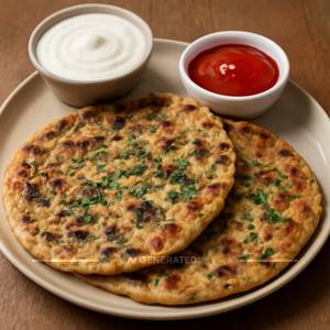 Combo Methi Aloo Paratha (2 Pcs)