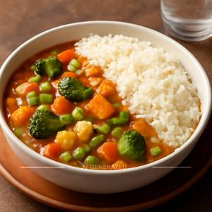 Mix veg rice bowl
