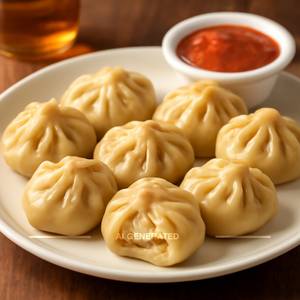 Chicken cheese momos