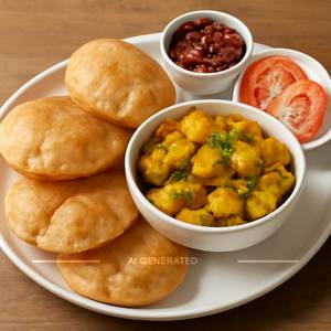 Poori with Aloo Sabji