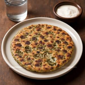 Single Paneer Methi Paratha (1 Pc)