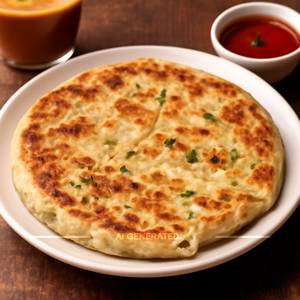 Onion Cheese Paratha