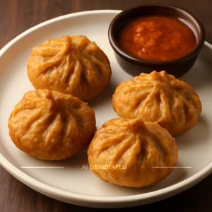 Chicken fried momos [3 pieces]