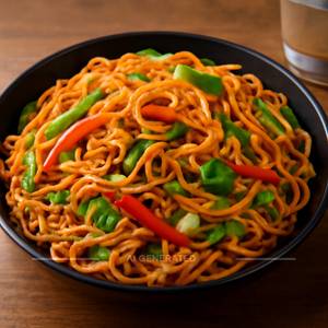 Veg Chilli Garlic Fried Noodles