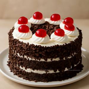 Black forest cake 500 gm