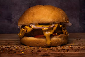 Veg Crispy Spicy Burger 