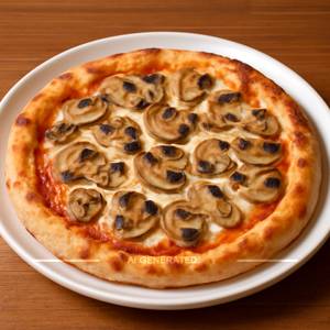 7" Mushroom Pizza