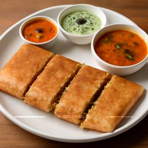 Cut Masala Dosa