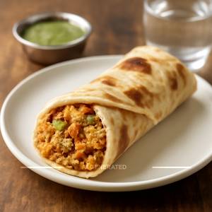 Paneer Bhurji Roll