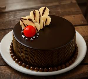 Eggless Pure Truffle Cake