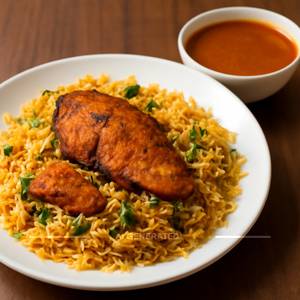 Fish Biryani With Gravy