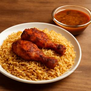 Chicken Birayni Half Plate (2 peices) + Dulcha