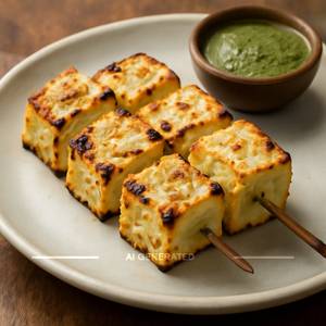Cheese Stuffed Paneer Tikka