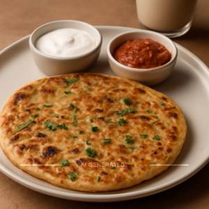 Alu Onion Paratha