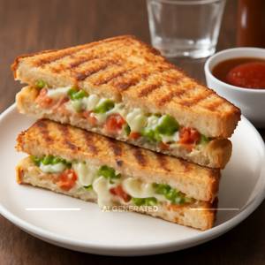 Veg Cheese Grill Sandwich