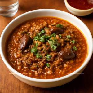 Mutton keema kaleji