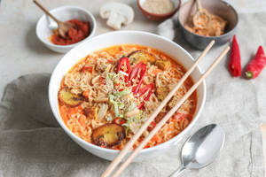 Triple schezwan rice