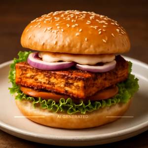 Paneer Zinger Burger