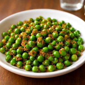 Green Peas Garlic Fry