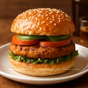 Aloo tikka burger