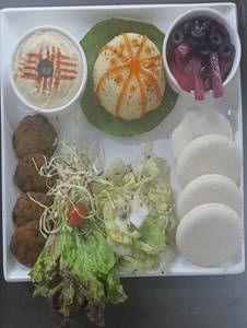 Falafel Hummus Platter