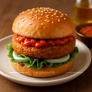 Schezwan Burger